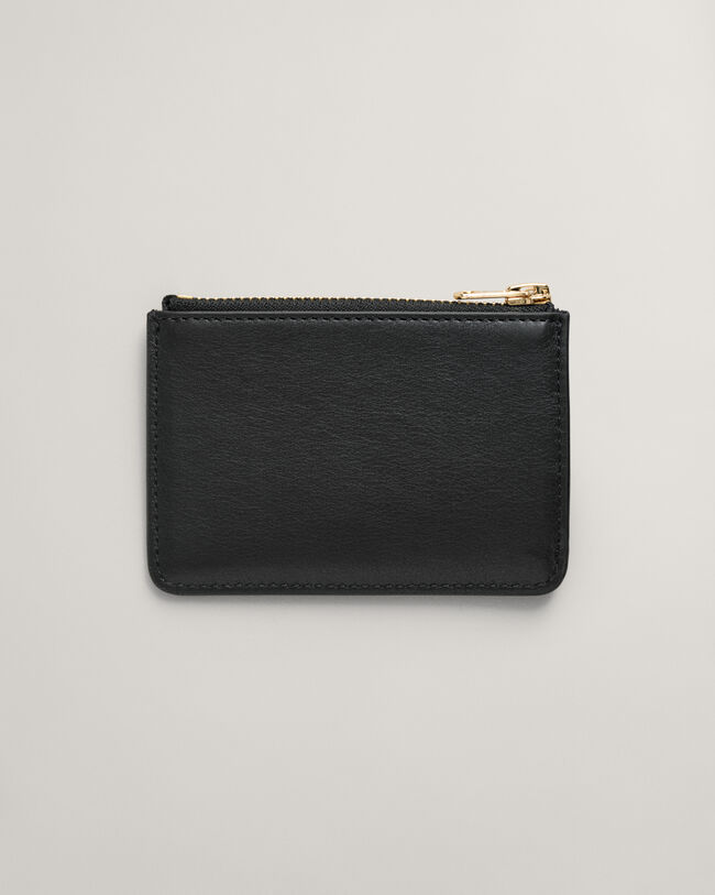 Pochette in pelle con zip
