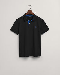 Rugger in piqué con colletto a contrasto