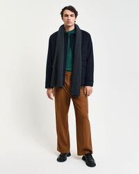 Maglia girocollo in misto lana