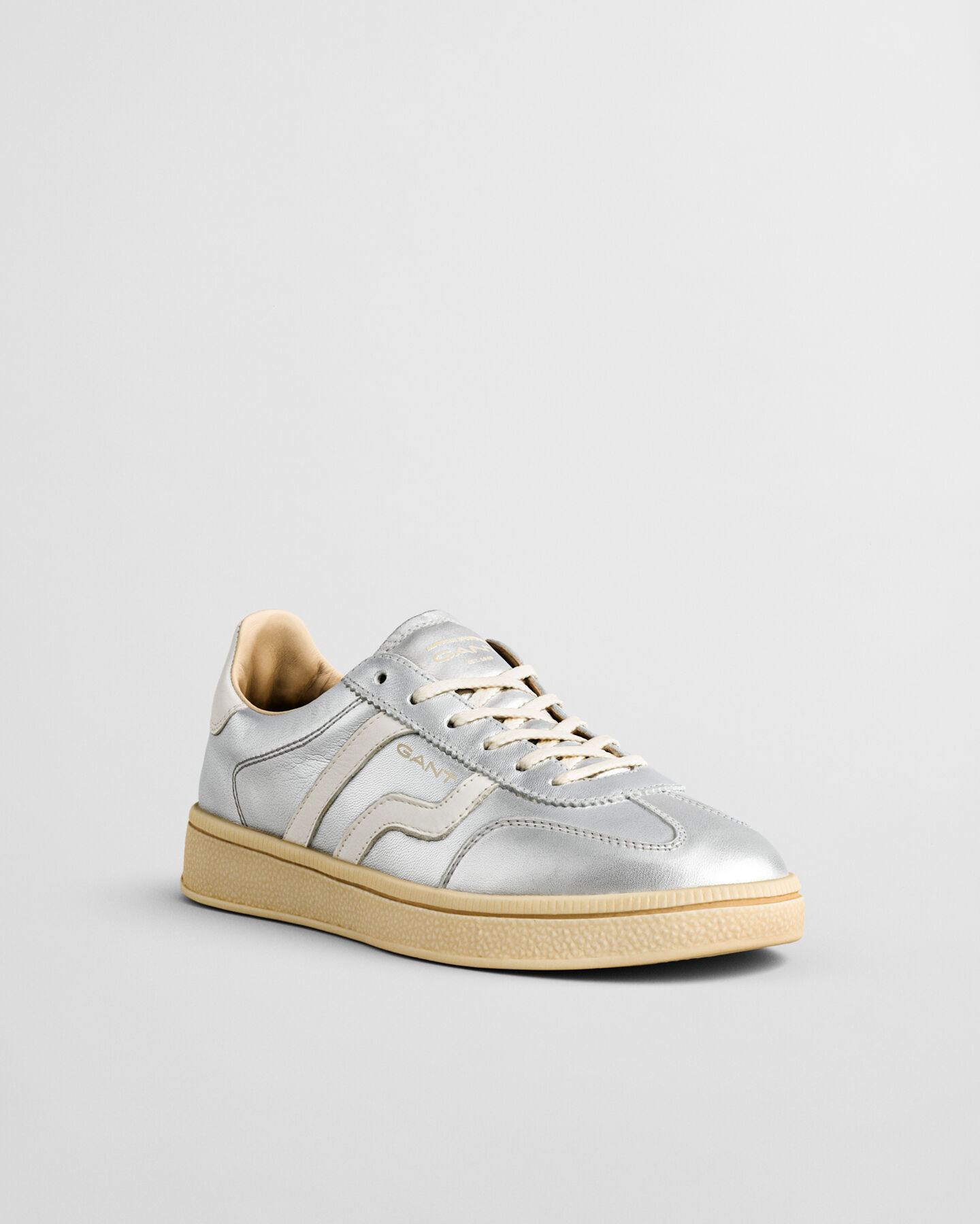 Sneakers Cuzima in pelle metallizzata