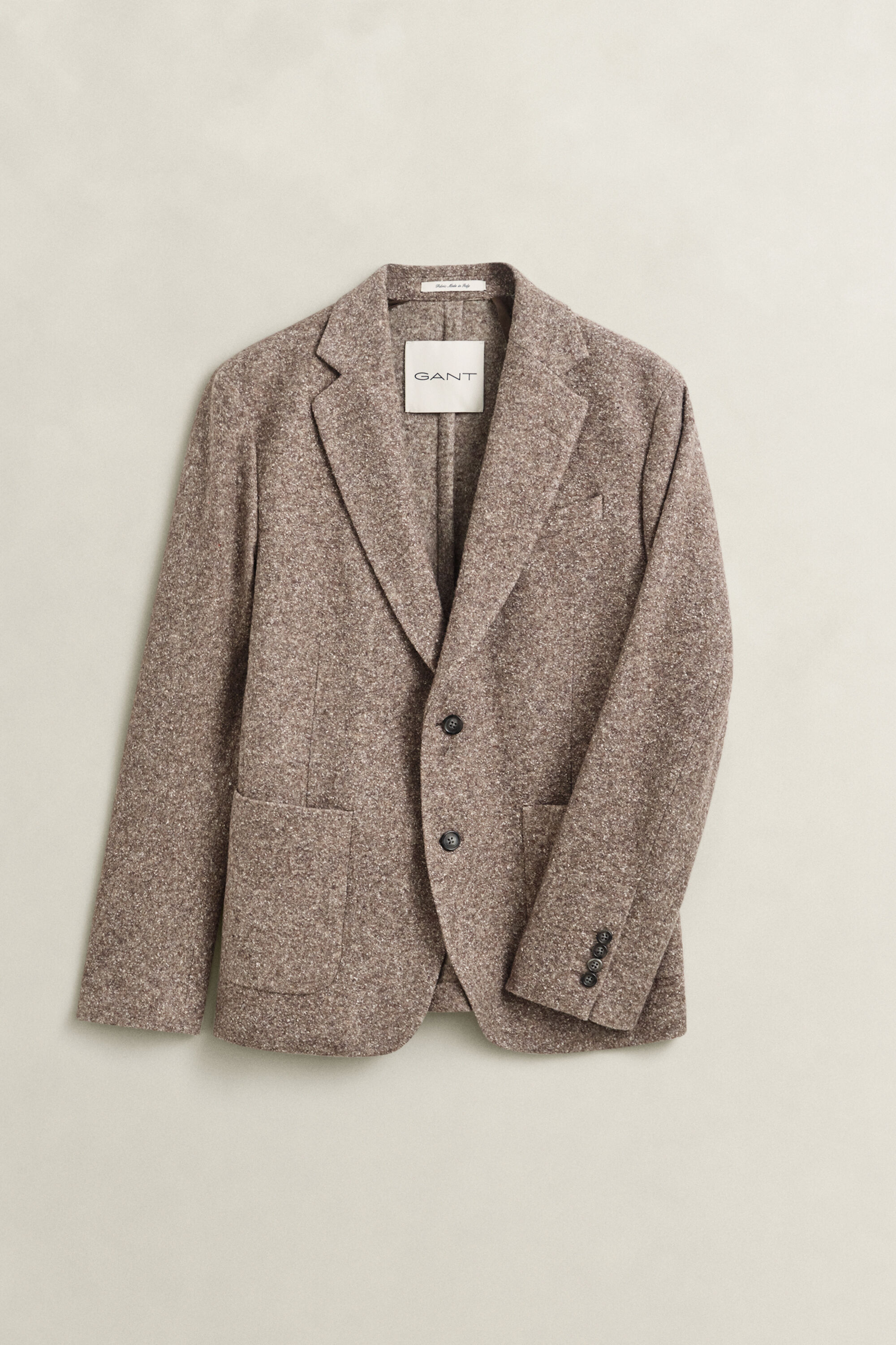 Blazer in jersey in lana e seta