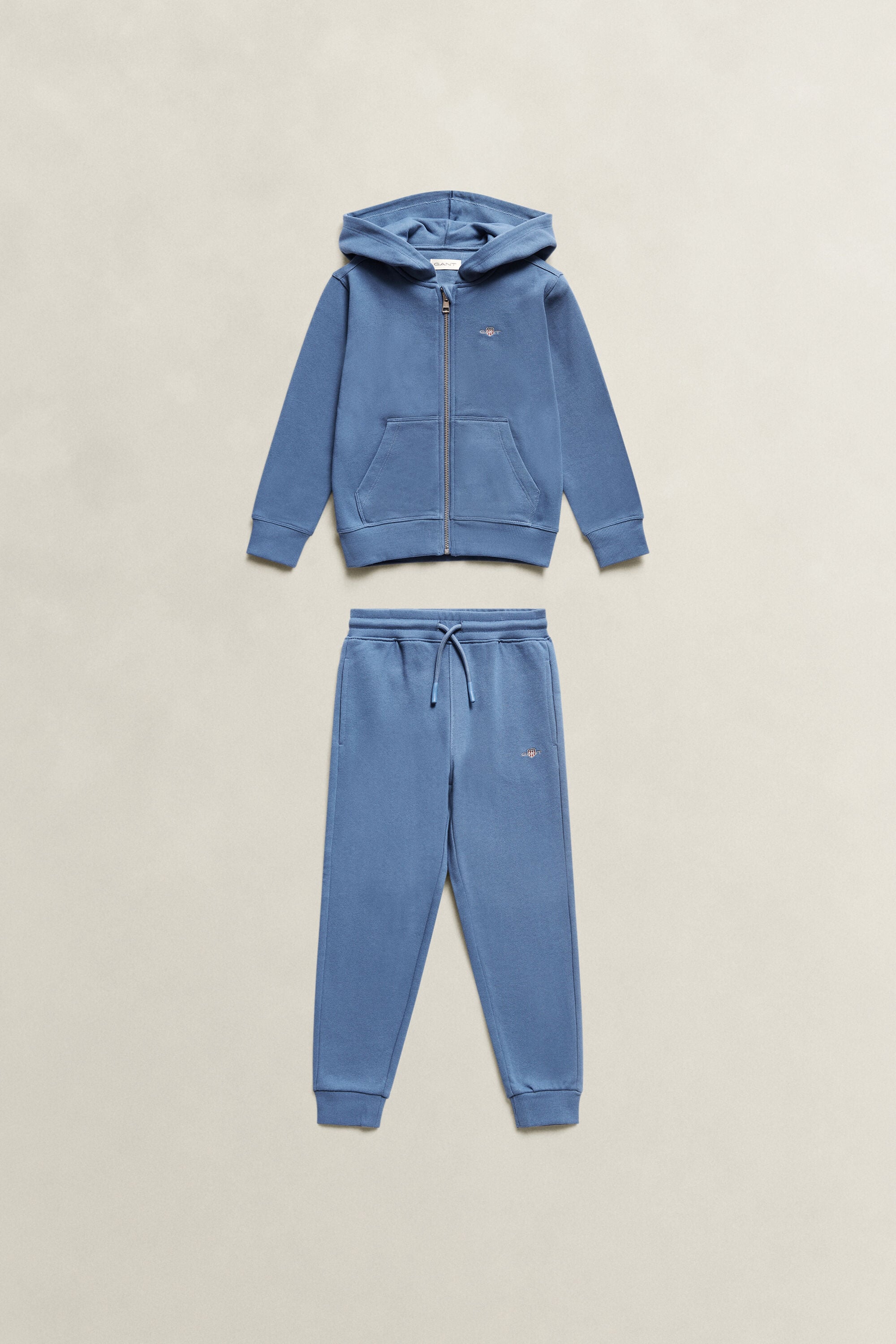Set felpa con zip e pantaloni della tuta Shield Boys
