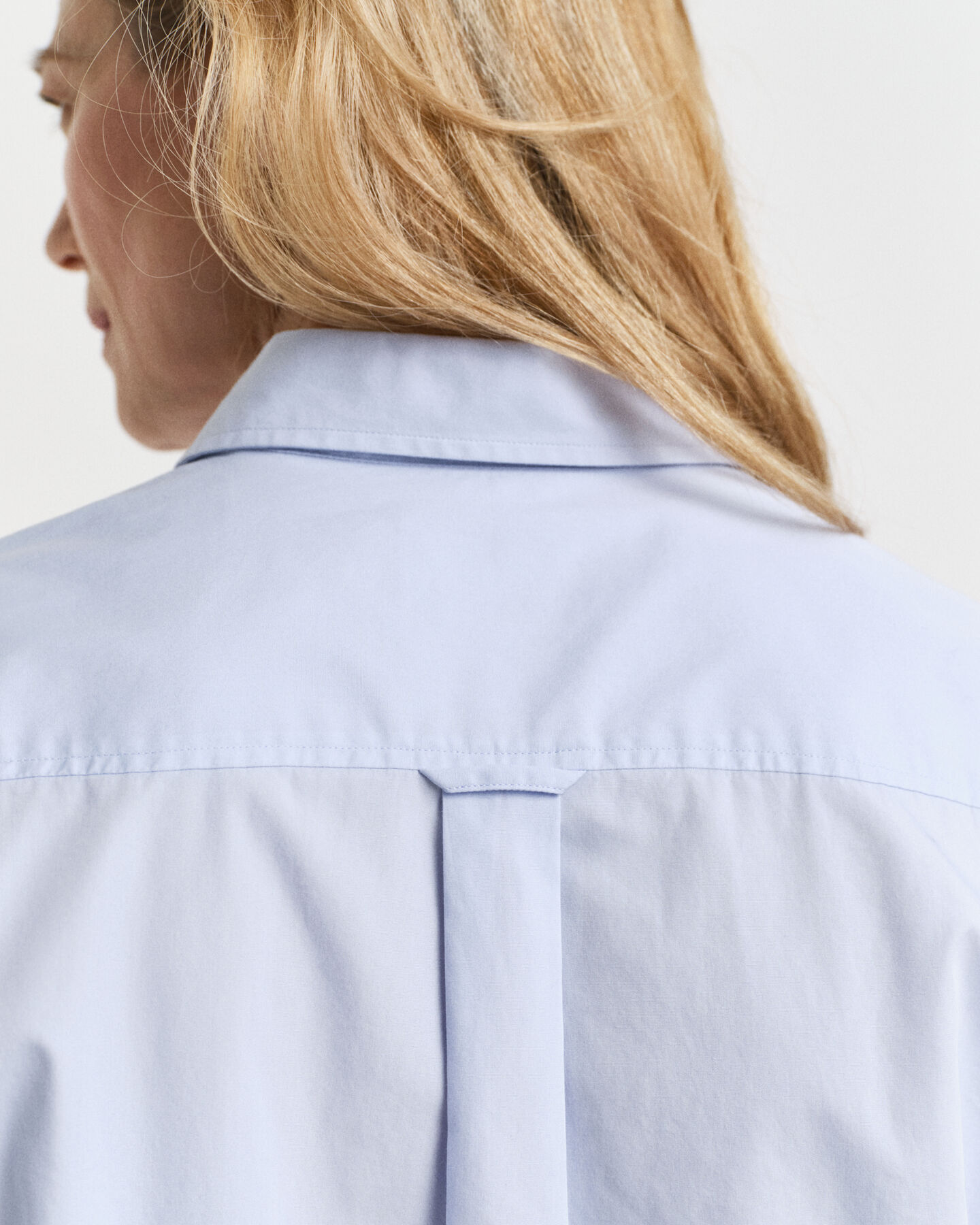 Camicia classica in popeline relaxed fit