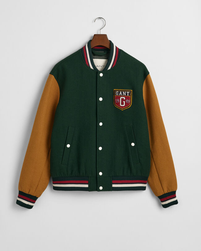 GANT Varsity Jacket in misto lana