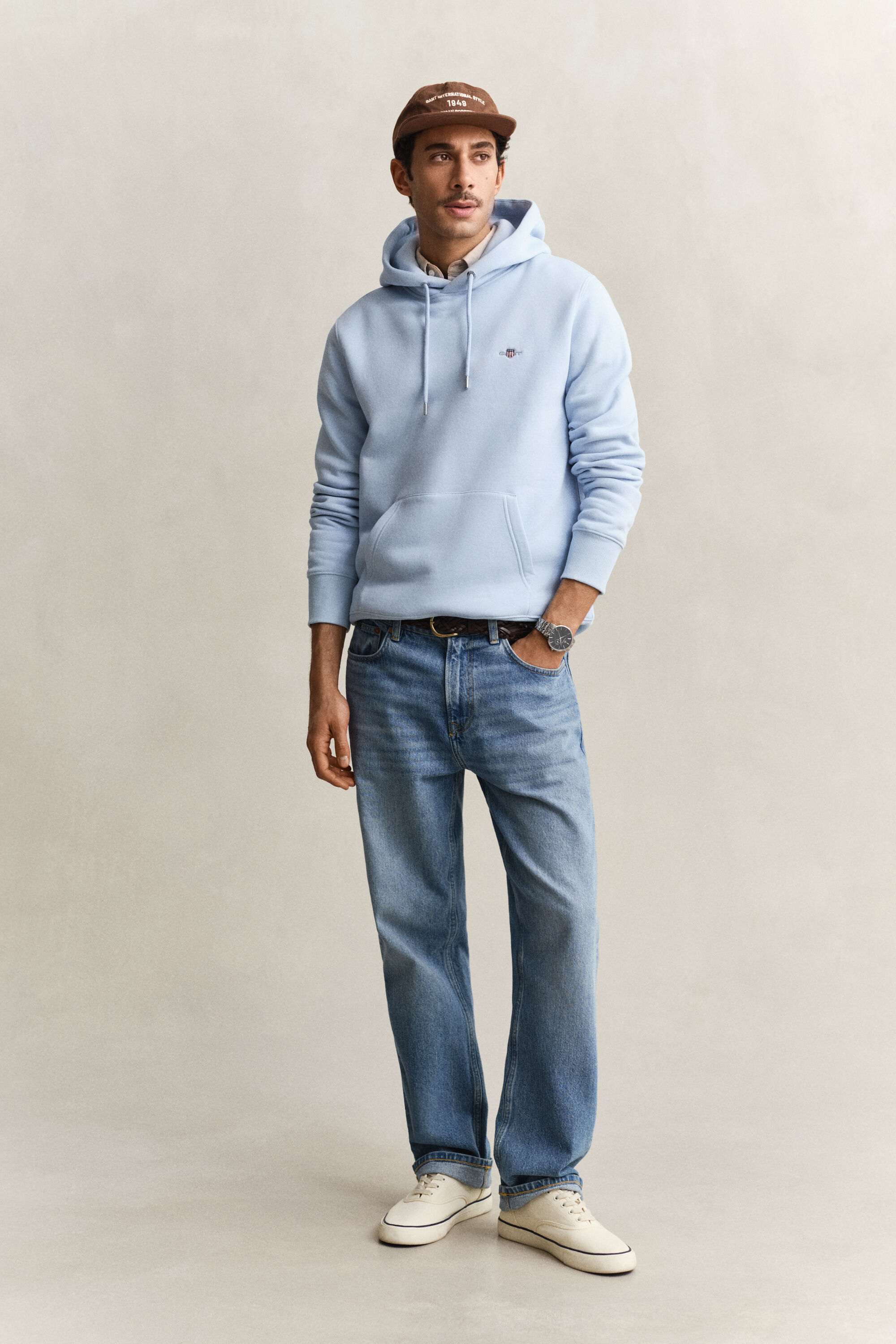 Felpa Shield con cappuccio