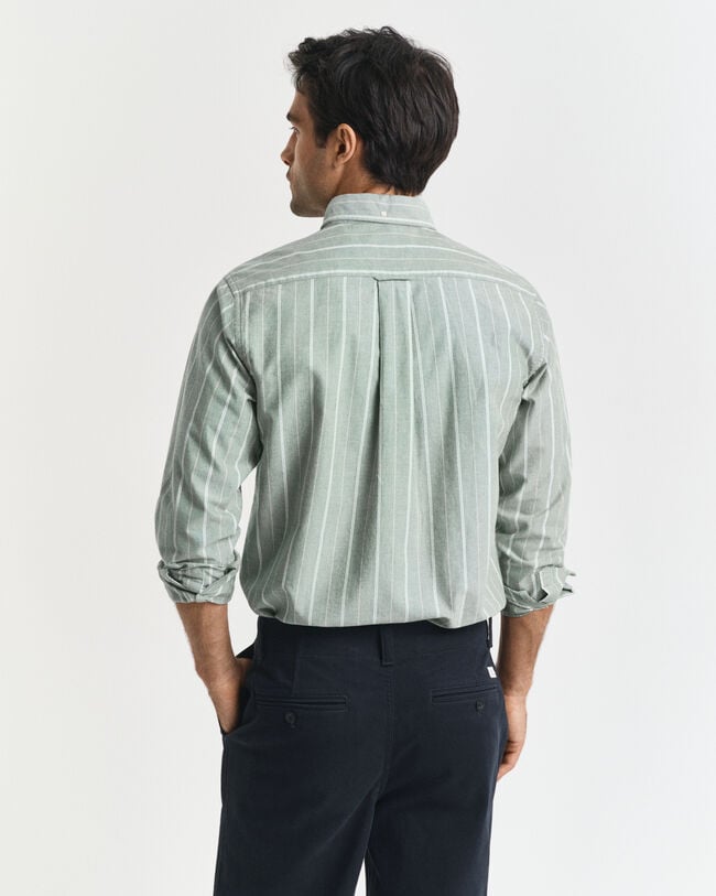 Camicia Oxford classica a righe regular fit