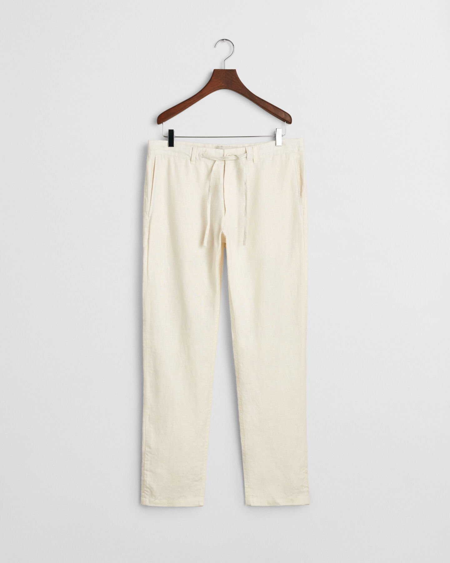 Pantaloni con coulisse in lino relaxed fit