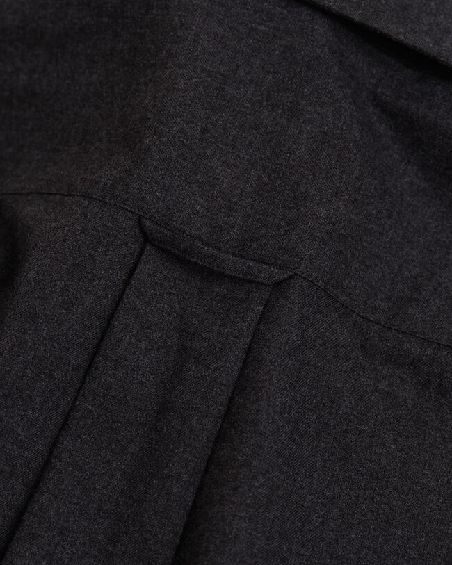 Camicia in flanella m&eacute;lange regular fit