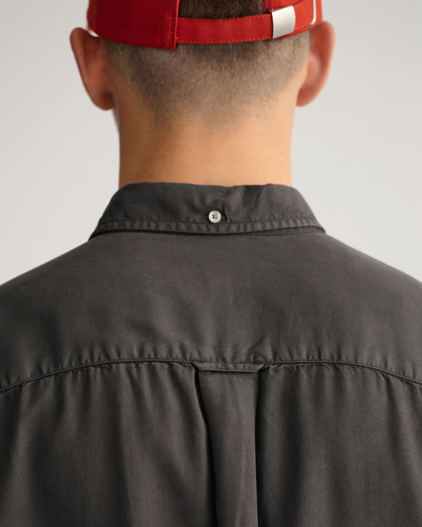 Camicia in lyocell tinta in capo relaxed fit