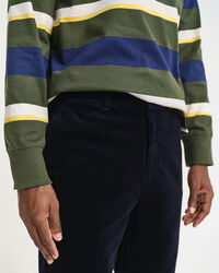 Pantaloni chino in velluto a coste regular fit