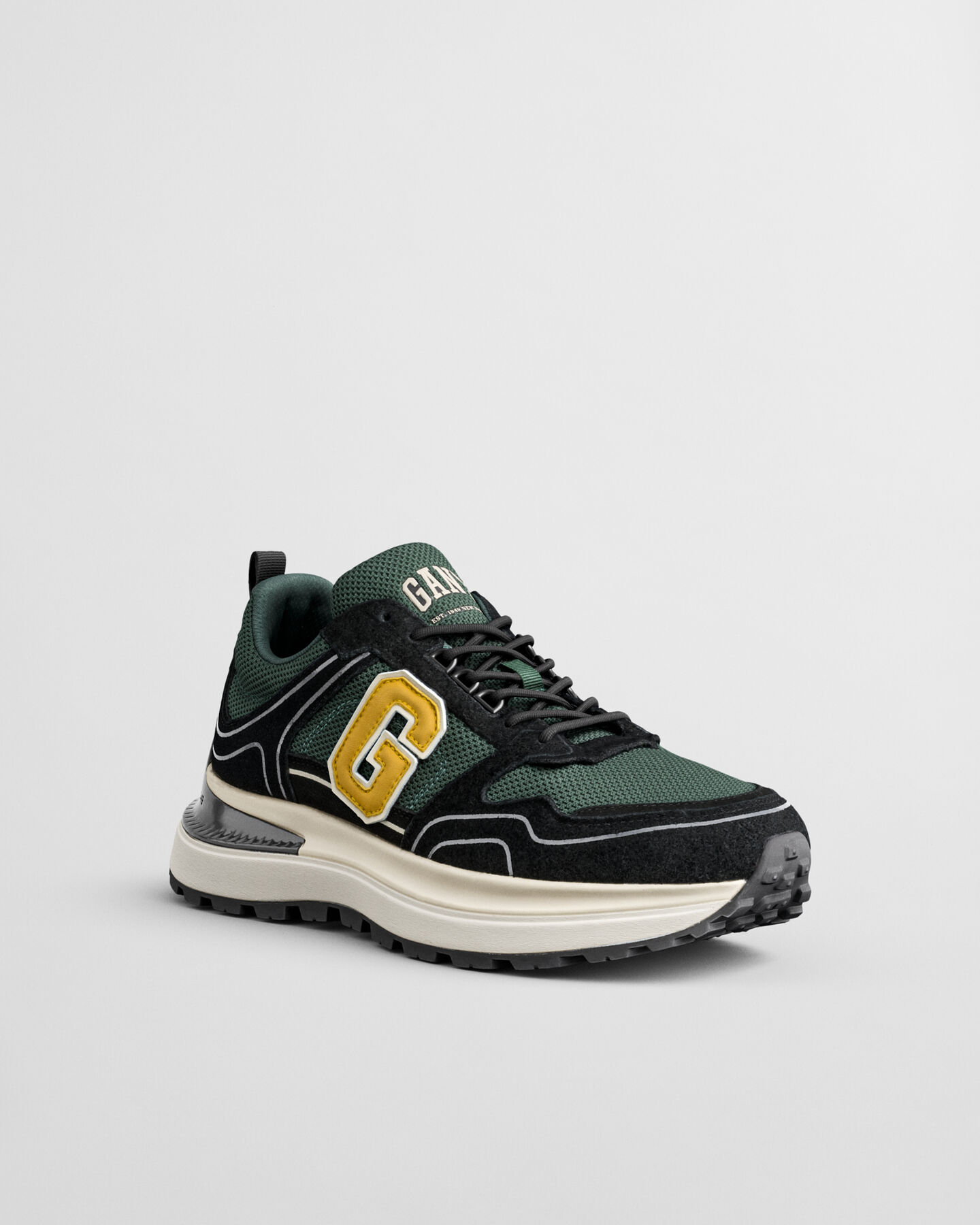 Sneakers Cazidy in camoscio e rete