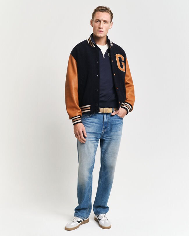 Felpa con zip corta Arch Graphic GANT 49