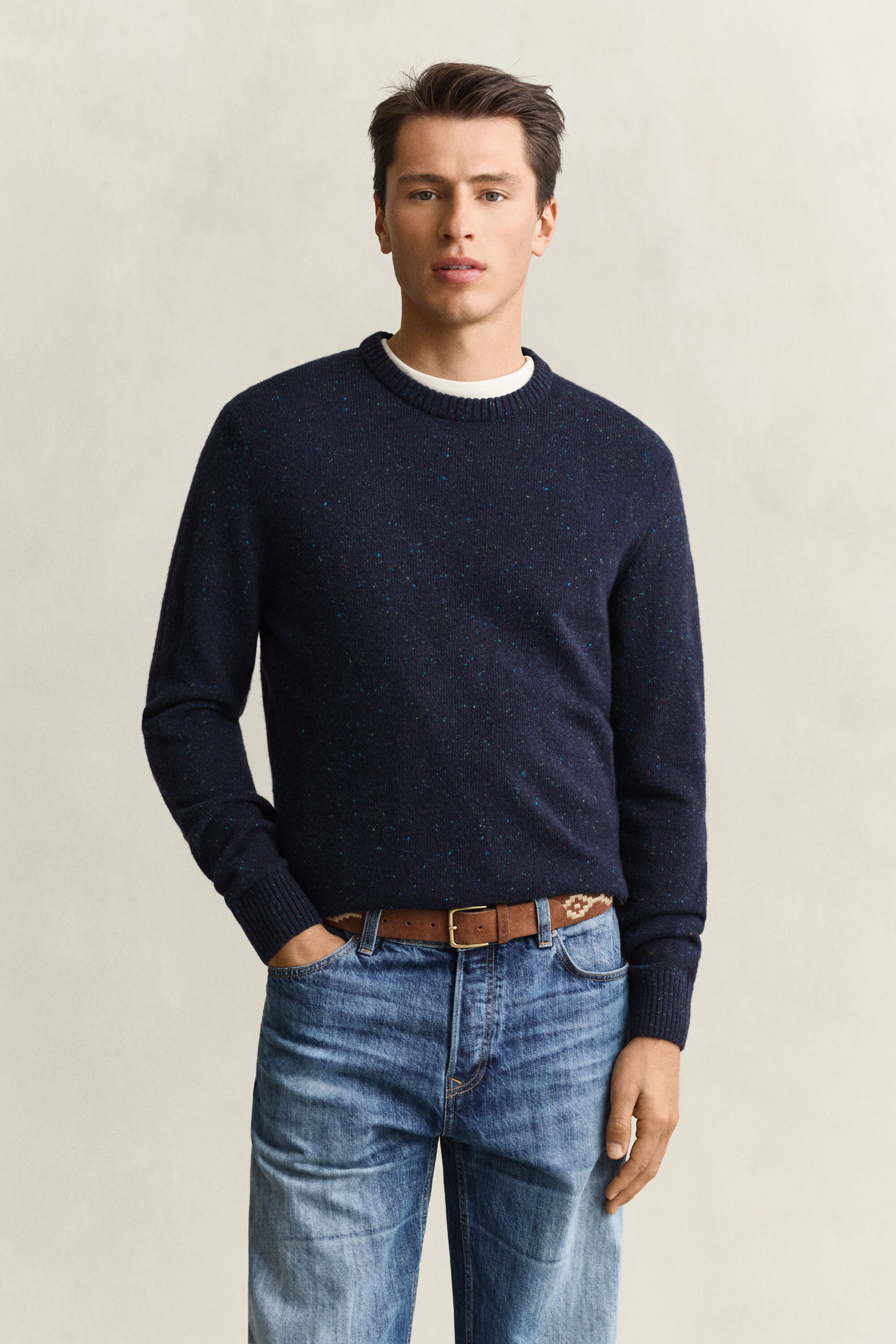 Maglia girocollo in misto lana Nepps