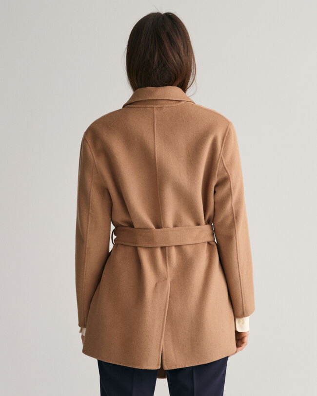 Blazer cucito a mano con cintura