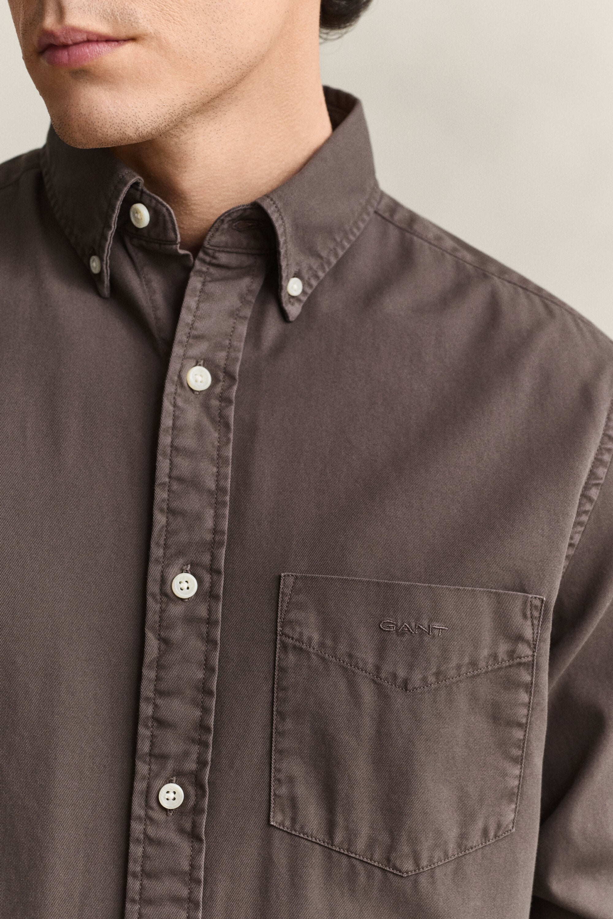 Camicia in twill regular fit