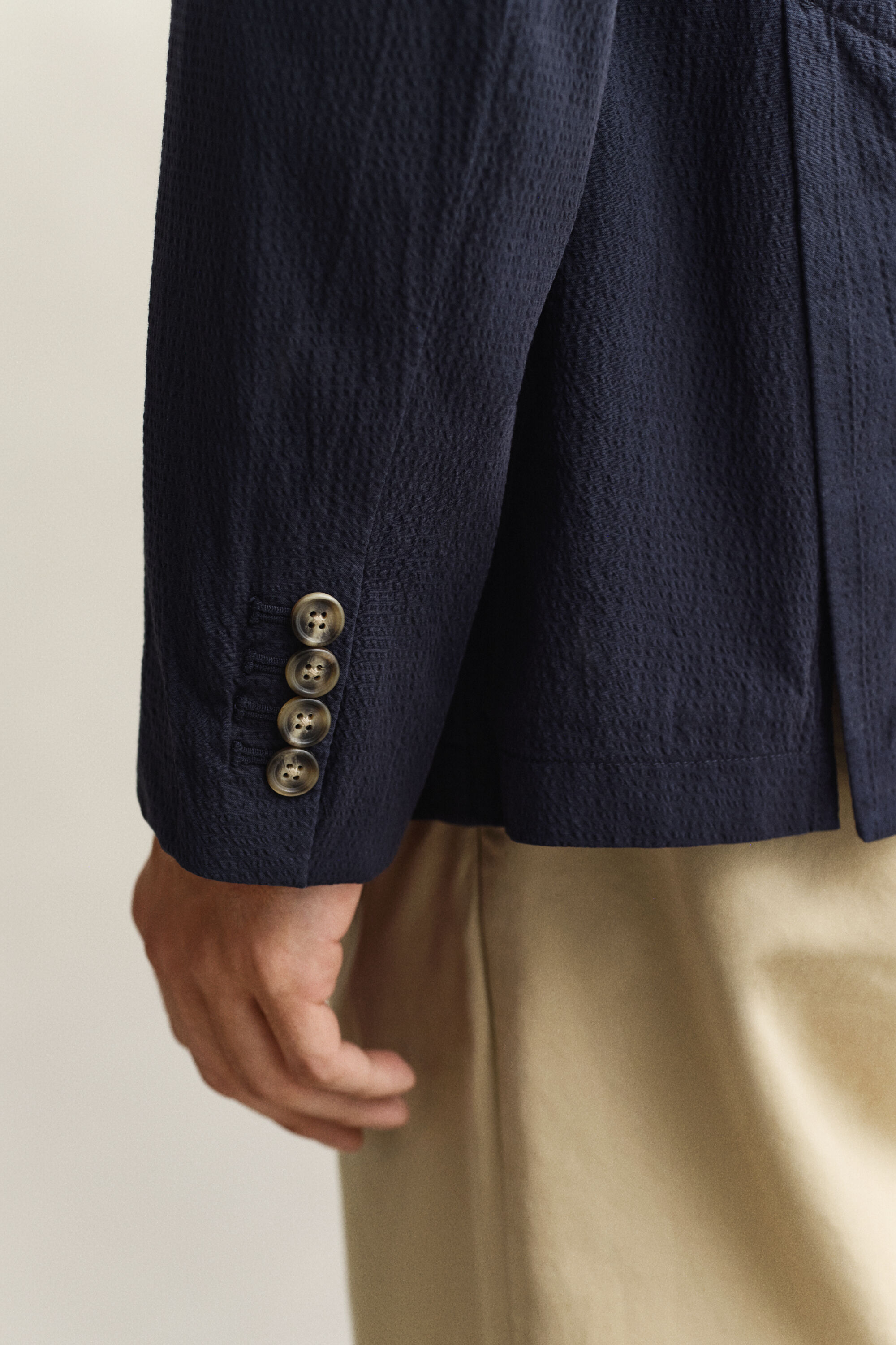 Blazer in seersucker