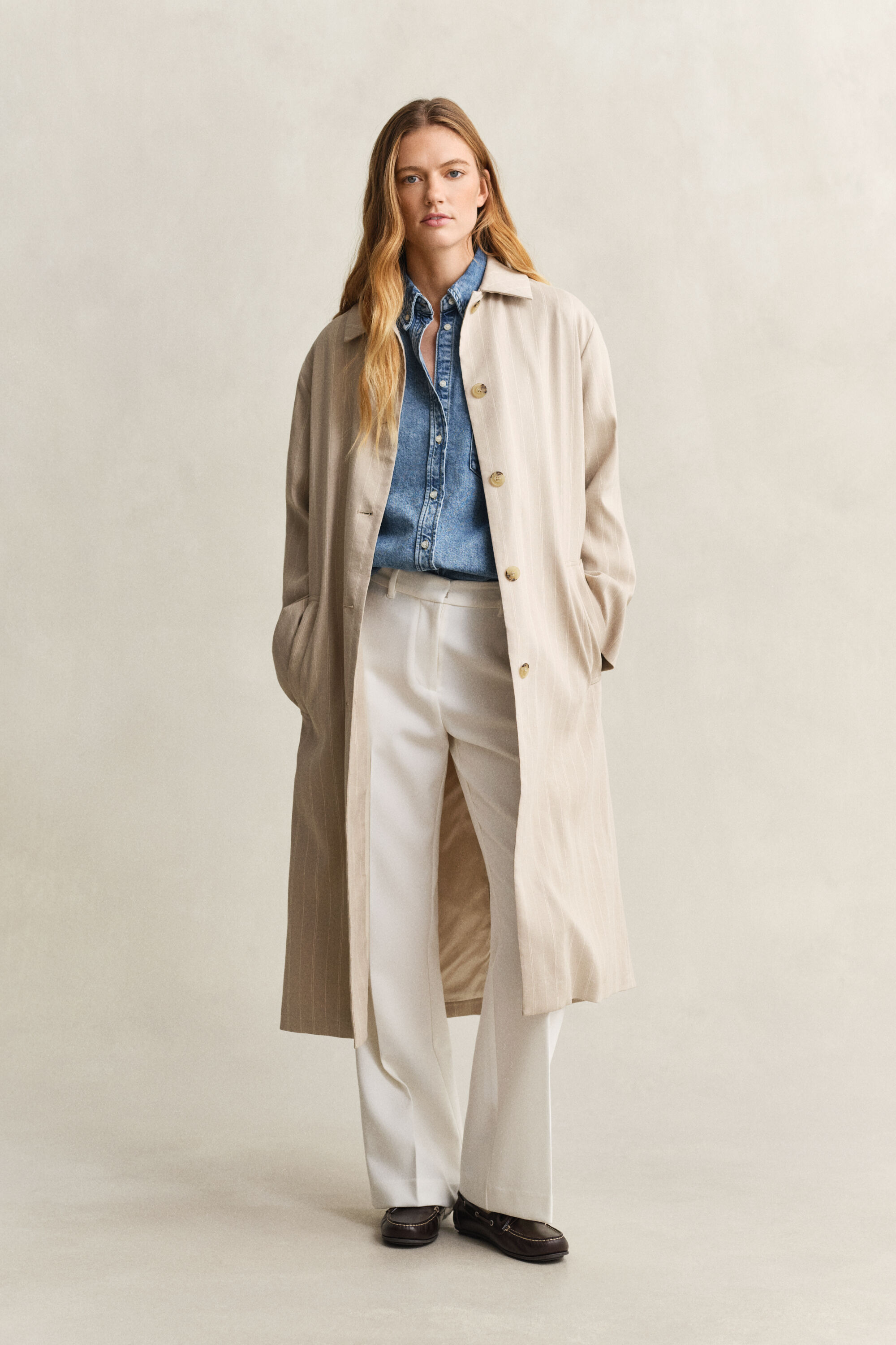 Camicia in denim con ricami