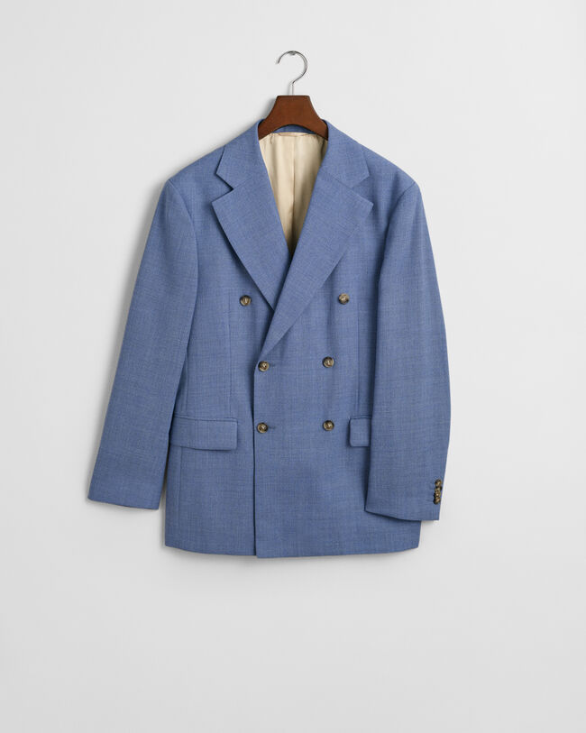 Giacca da abito in lana mouliné regular fit