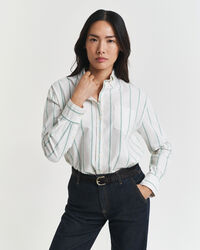 Camicia Oxford classica a righe relaxed fit