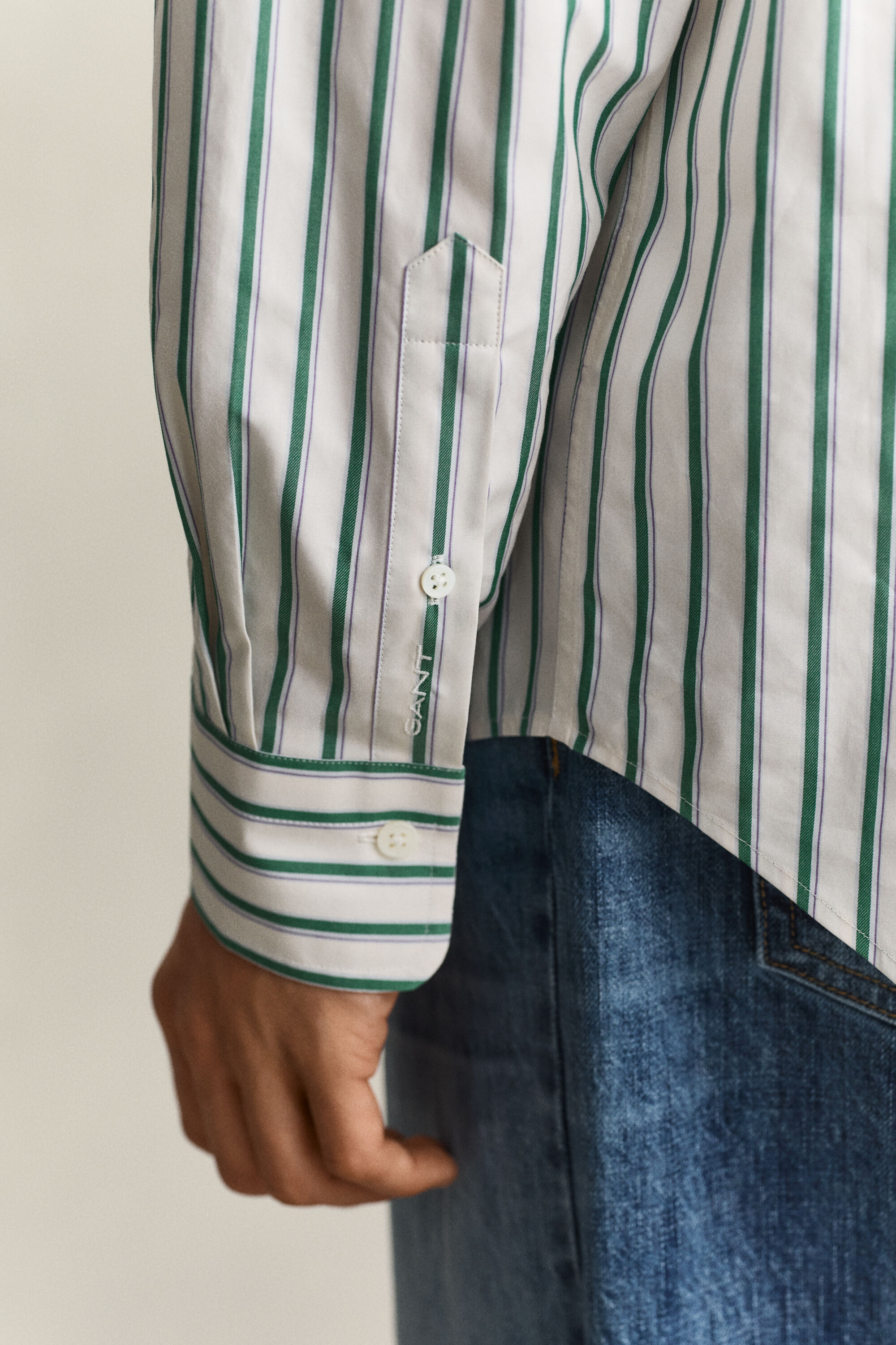 Camicia a righe a ratiera