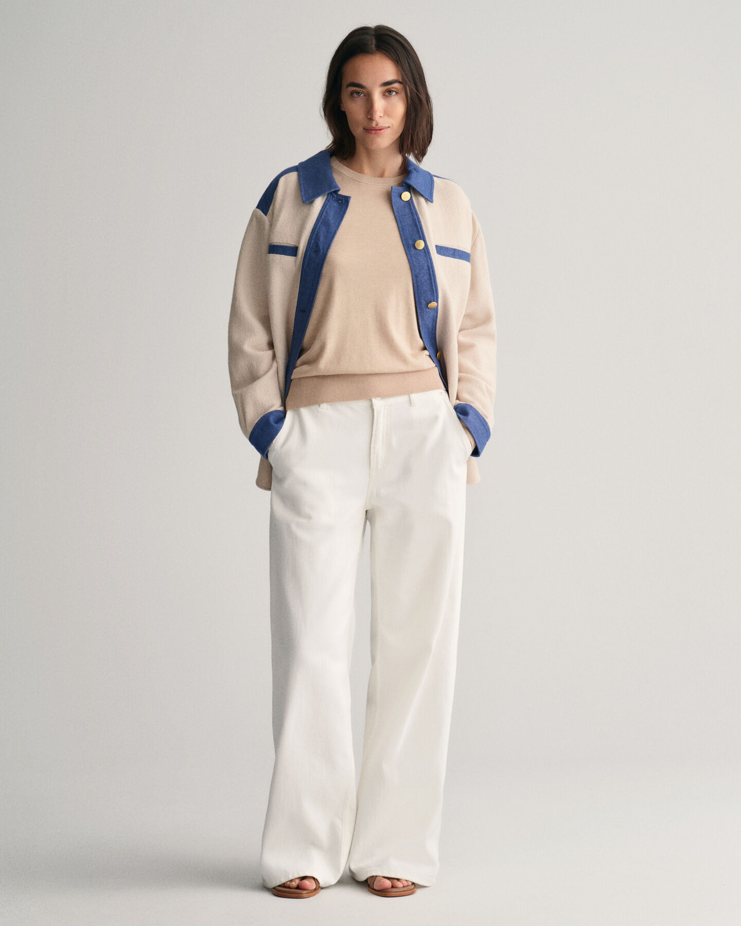 Maglia girocollo in maglia fine