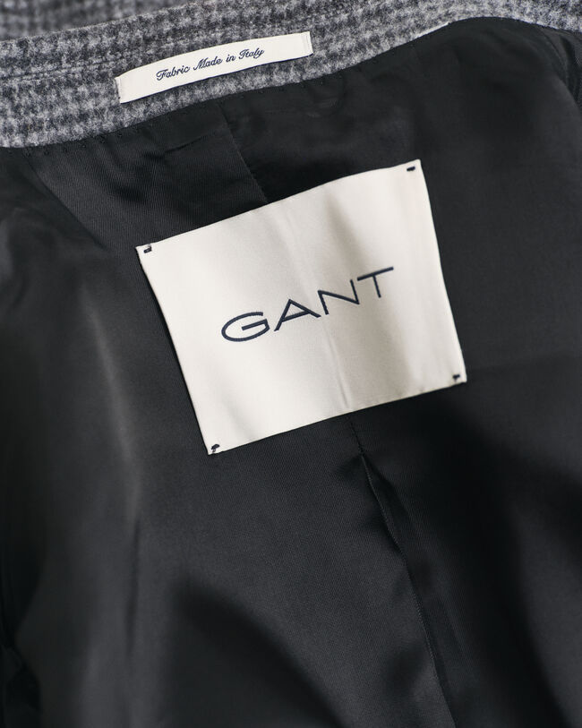 Cappotto in lana bicolore