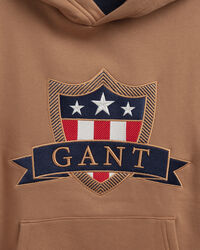 Felpa Banner Shield con cappuccio teens