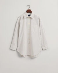 Camicia a righine oversize