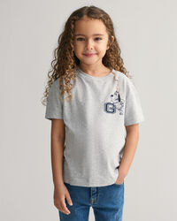 T-shirt con stampa G e cane Kids