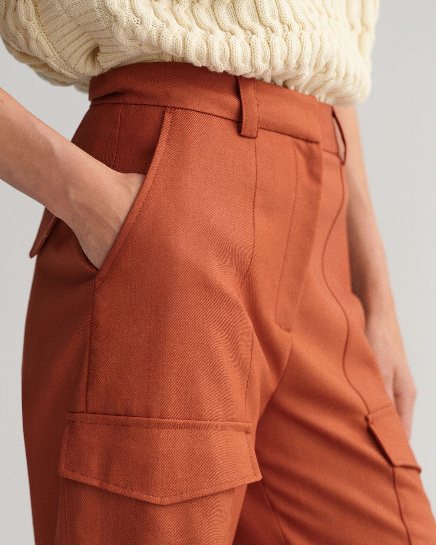 Pantaloni Cargo Fluid