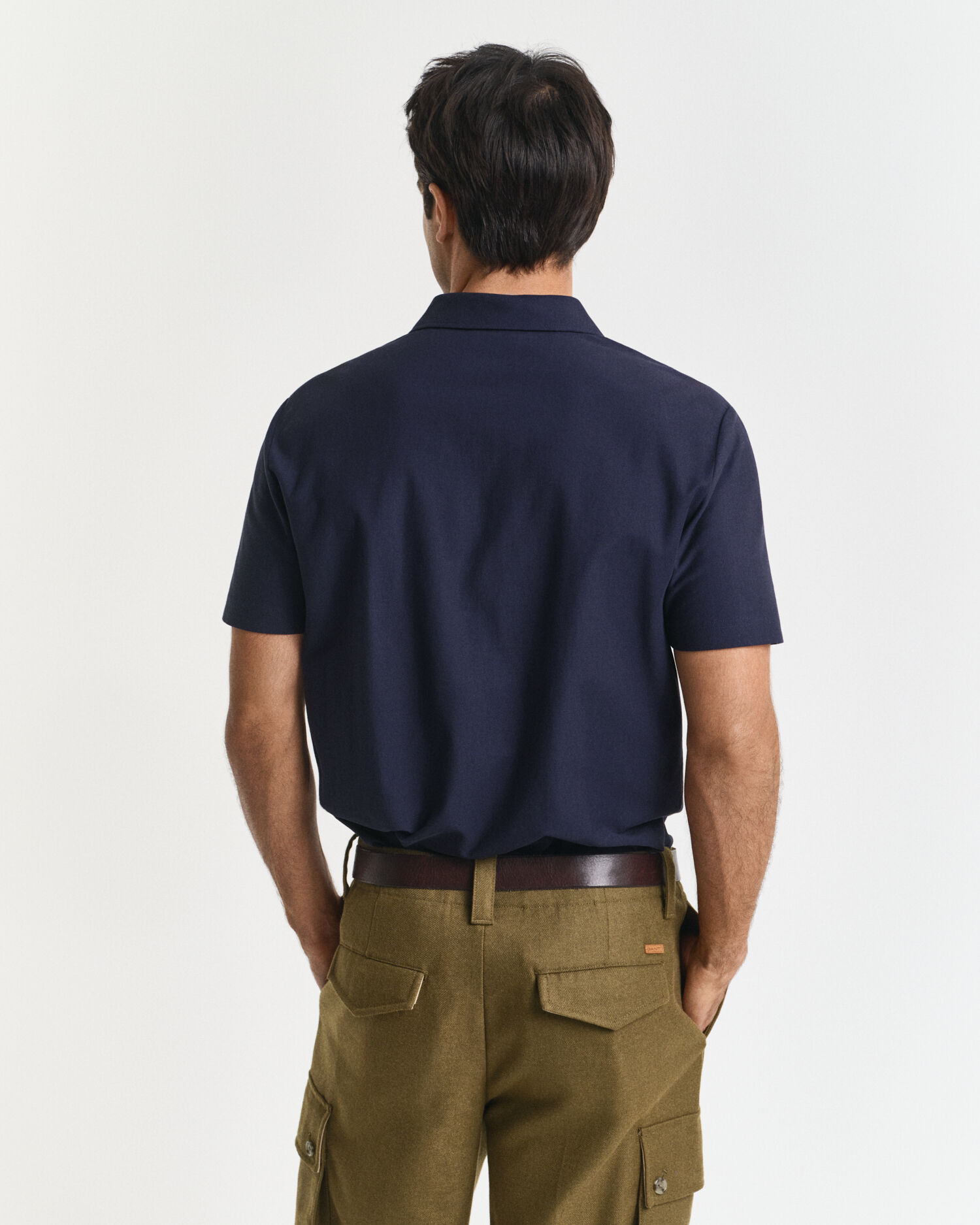 Polo in twill strutturato