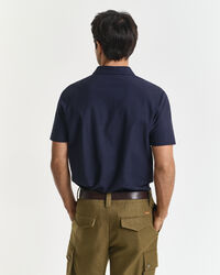 Polo in twill strutturato