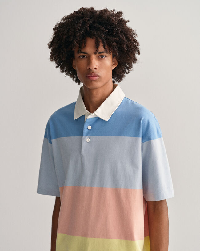 Rugger Retro a maniche corte a righe