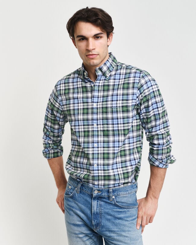 Camicia Archive Oxford a quadri regular fit
