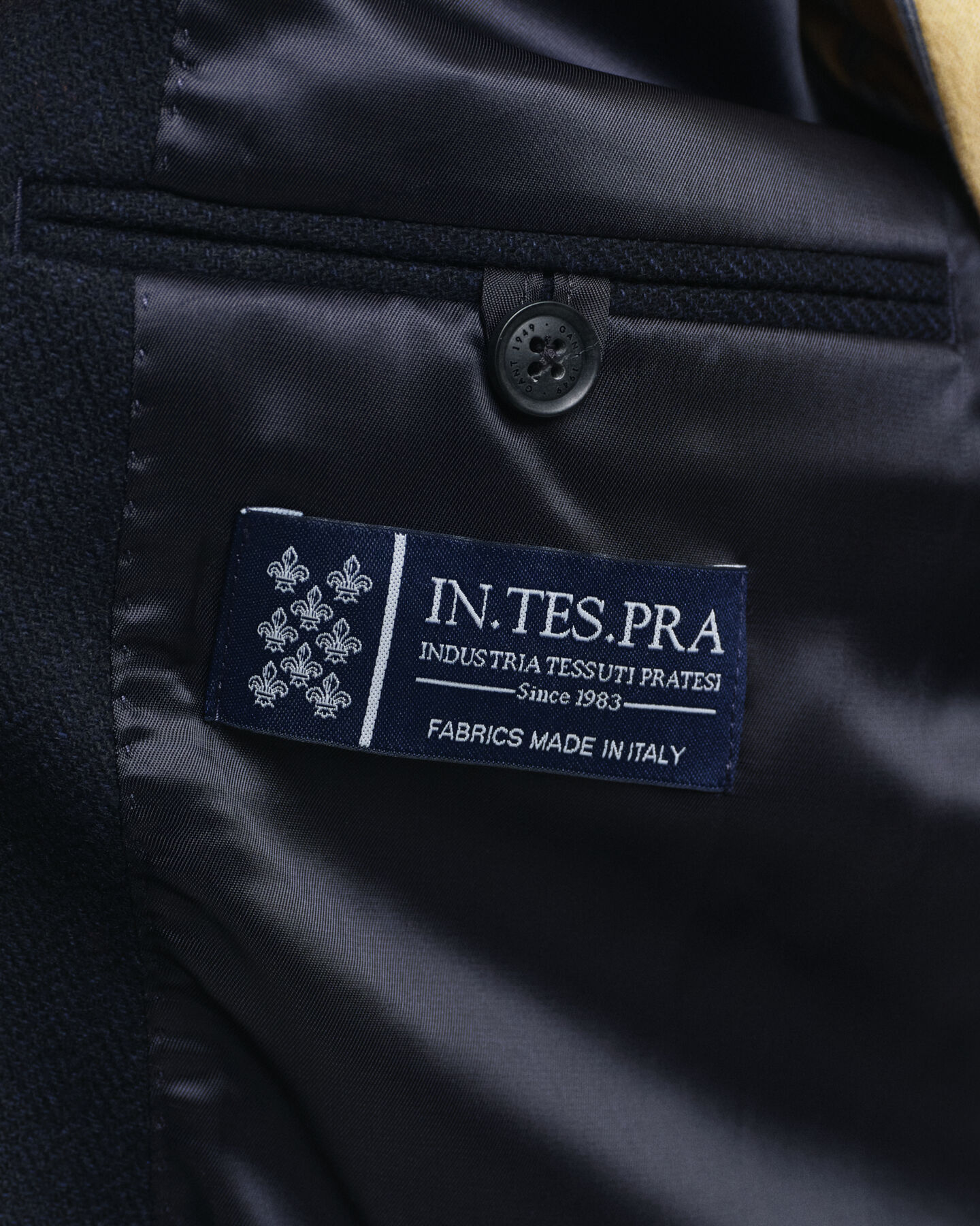 Blazer da abito con motivo a spina di pesce