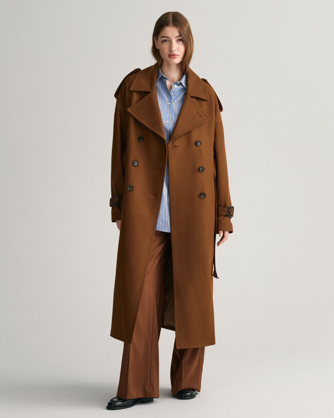 Trench in misto lana