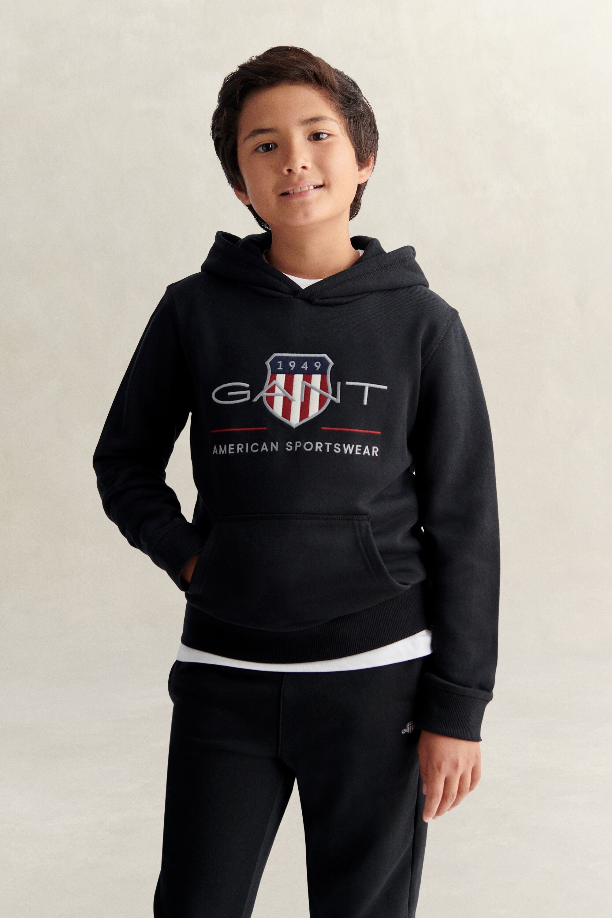 Felpa con cappuccio Archive Shield Teens