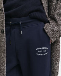 Pantaloni felpati con stampa piccola