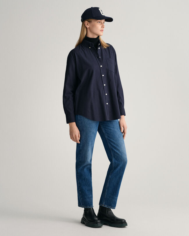 Camicia in flanella relaxed fit
