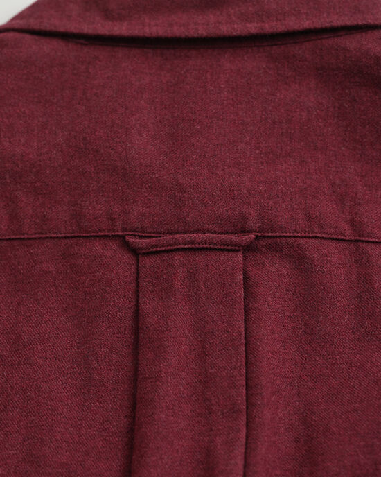 Camicia in flanella mélange regular fit