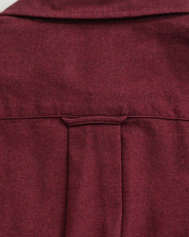 Camicia in flanella mélange regular fit