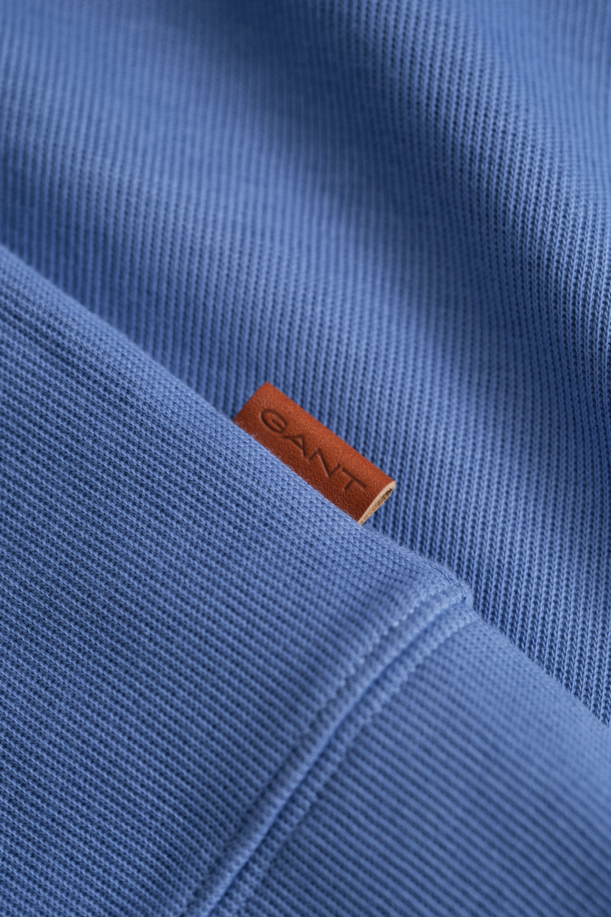 Felpa Sacker Rib con zip corta