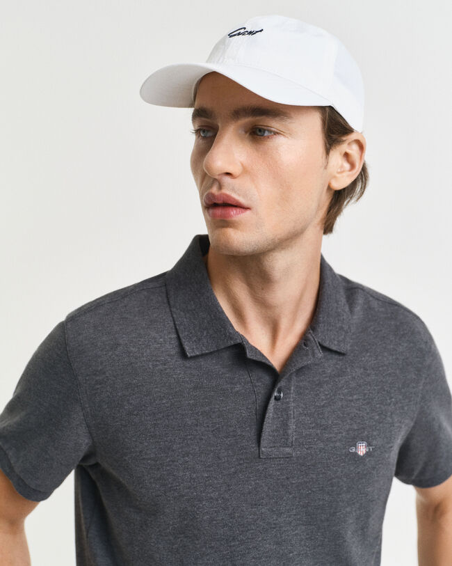 Polo Shield in piqué slim fit