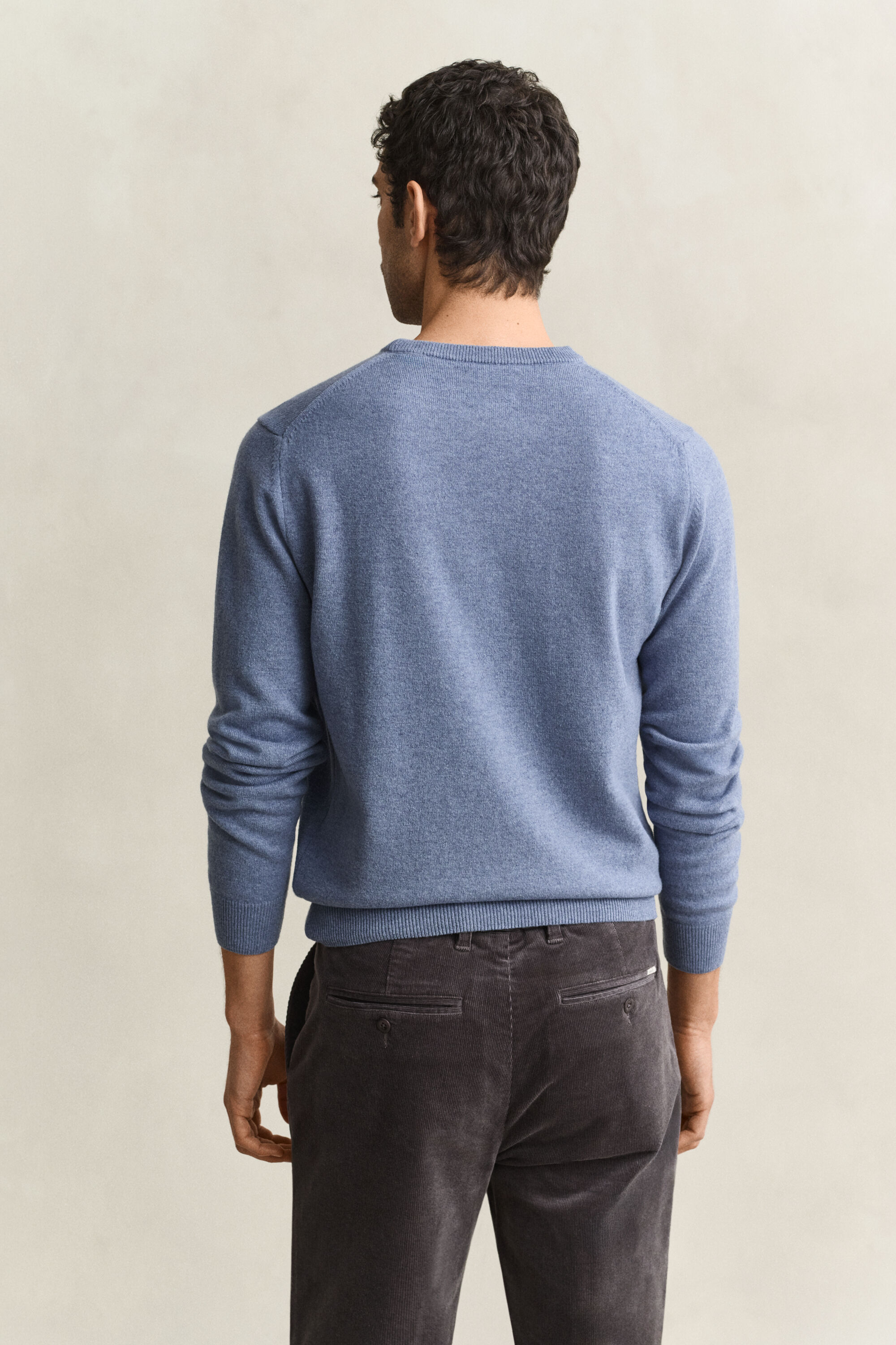 Maglia girocollo in lana d’agnello