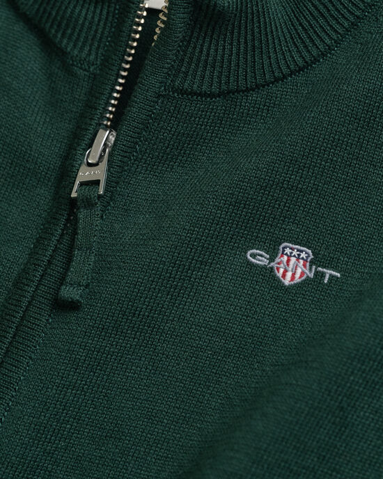 Cardigan Shield in cotone con zip Kids