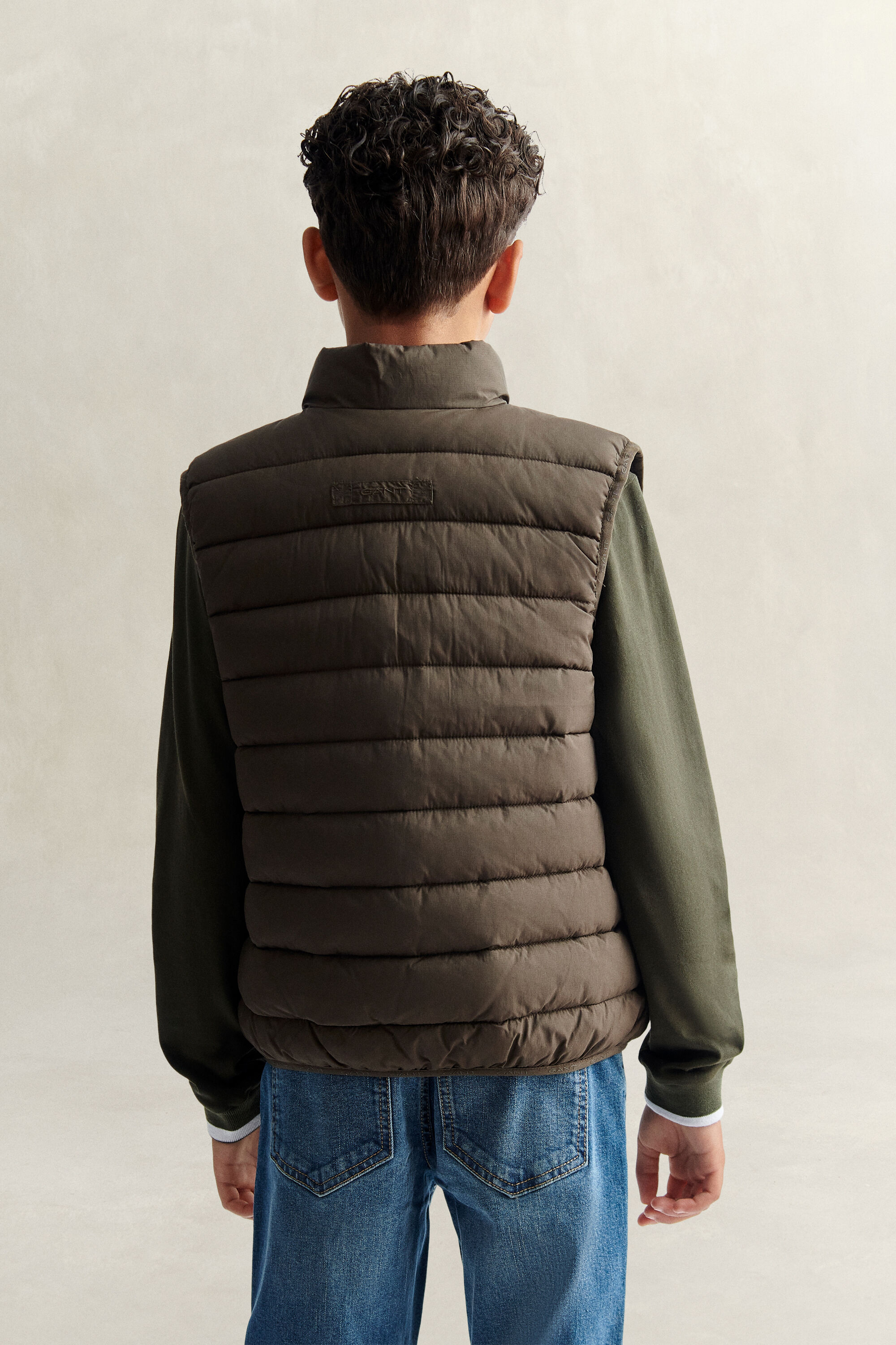 Piumino smanicato leggero Teen Boys