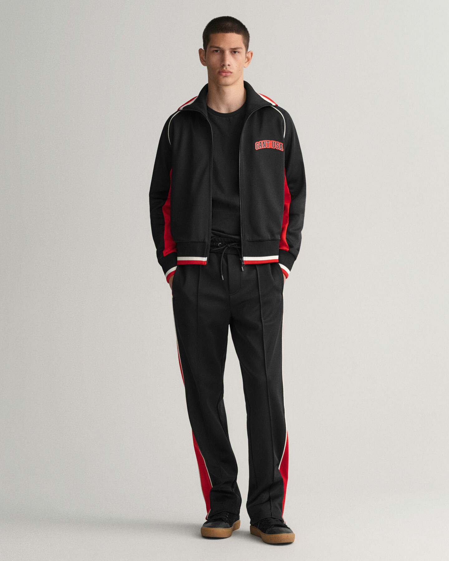 Giacca della tuta a blocchi di colore