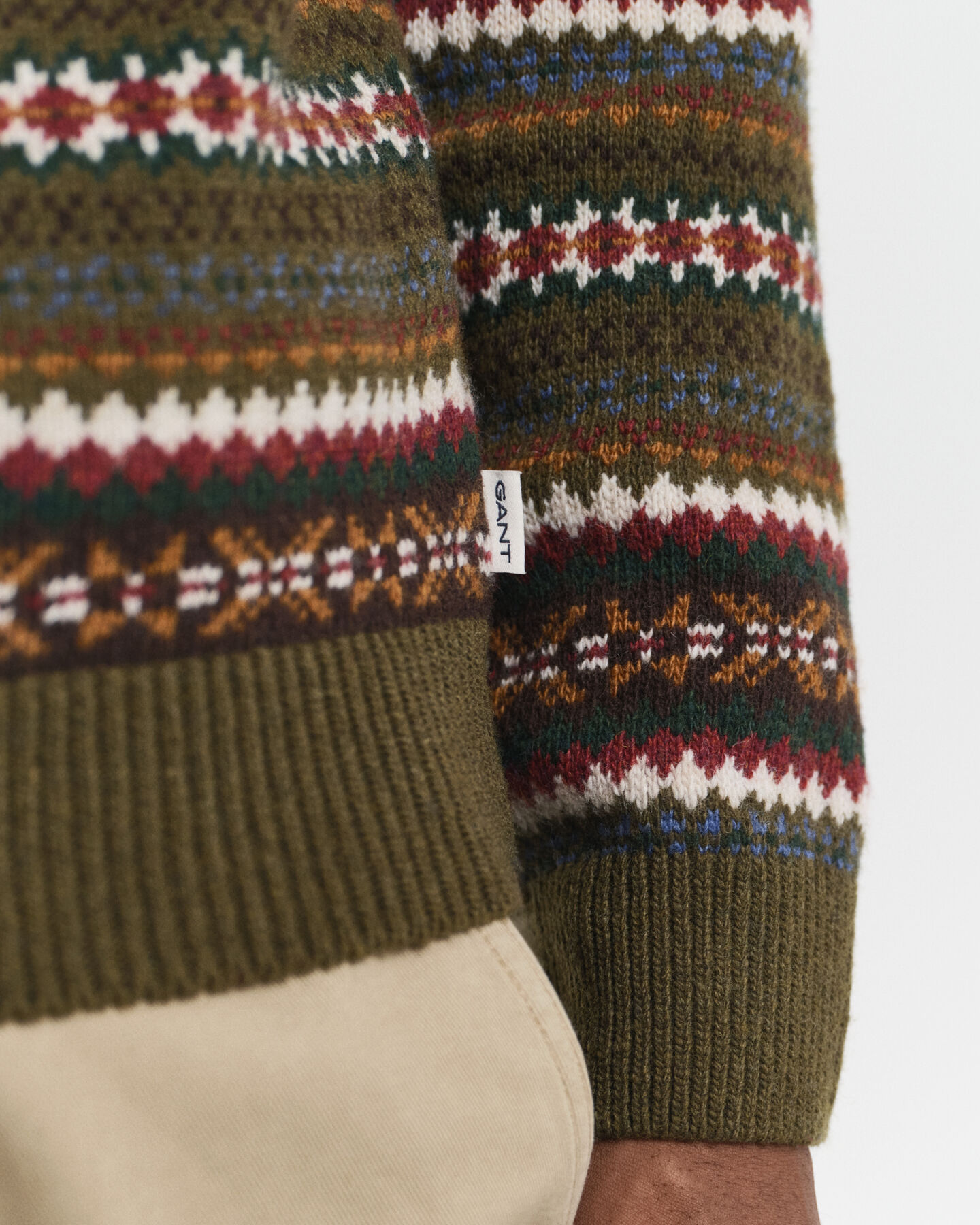 Maglia girocollo Fair Isle