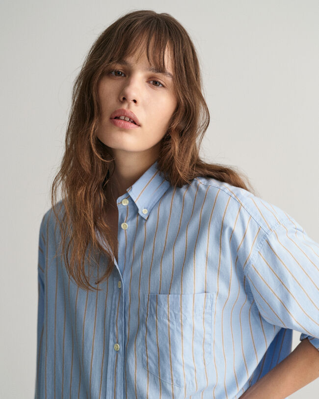 Camicia Oxford Luxury a righe oversize