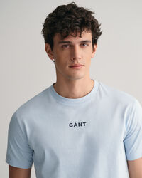 T-shirt GANT Logo piccolo a contrasto